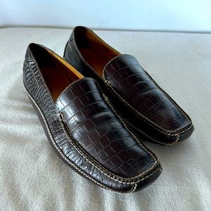 Cole Haan Embossed Leather Loafers 13M